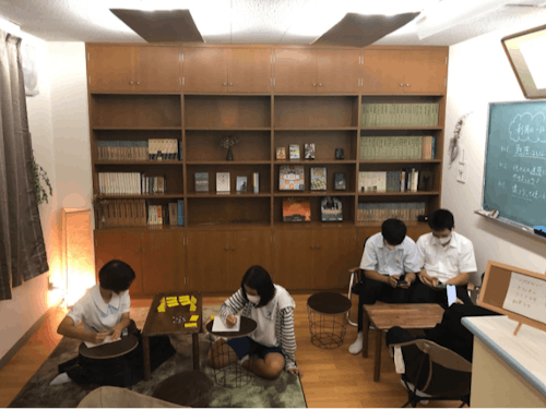 ここは生徒がリラックスできるサードプレイスでもあります