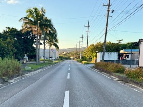 西表島の街並み