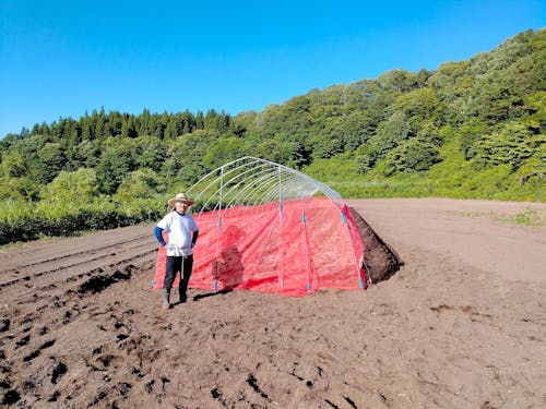 耕作放棄地を開墾し、農業を開始