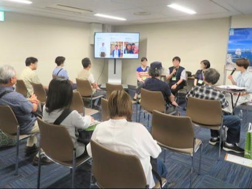 先輩移住者セミナーの様子