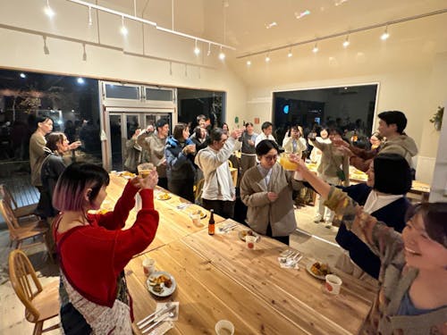 お食事&交流会(2024年ツアーの様子)