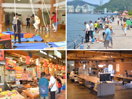 子育て施設や海鮮市場、交流拠点も充実。