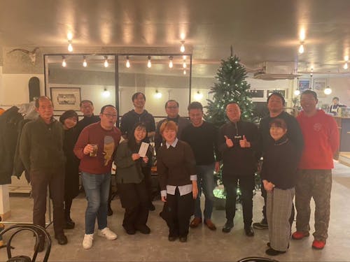 現役隊員とOBとシェルメンバー