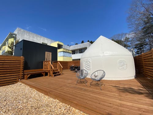 グランピングが楽しめる施設も🍖