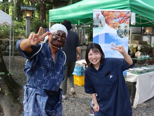 地域文化に触れる隊員