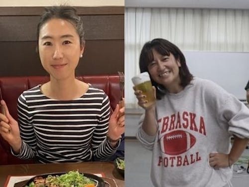 左_mai、右_さっちゃん