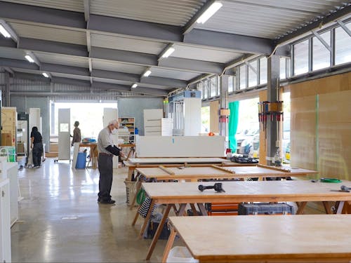 5Sが行き届いた石垣本社工場