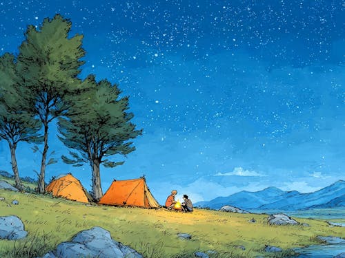 大自然の中で学ぶ、暮らしと仕事　※イメージです。