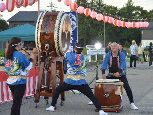 柳田地区の納涼祭の様子