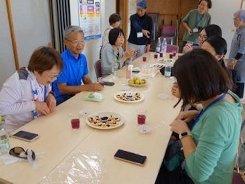 ガーデンハックルベリーの会の皆さまからの美味しいおもてなし