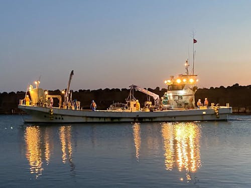 漁村ならではの景色