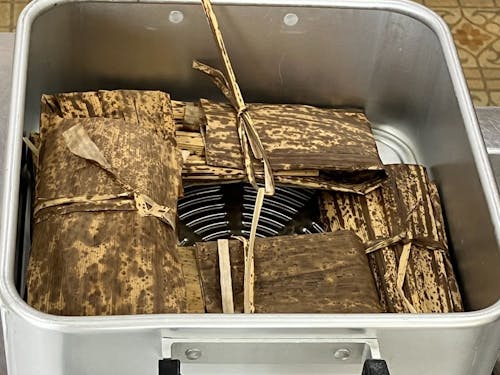 蒸す前の丁稚羊羹