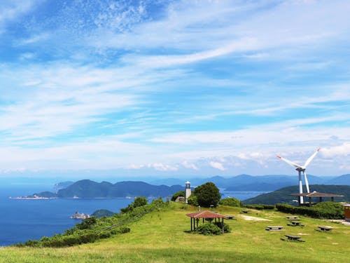 ④「千畳敷」海と空の大パノラマが広がります。