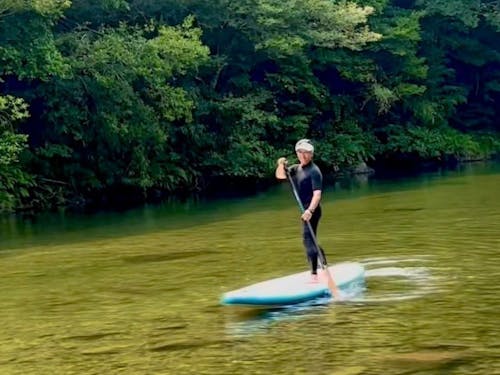 休日は自然と遊ぶ贅沢