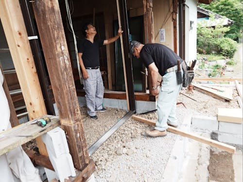 村のお父さんはいつまでも現役!