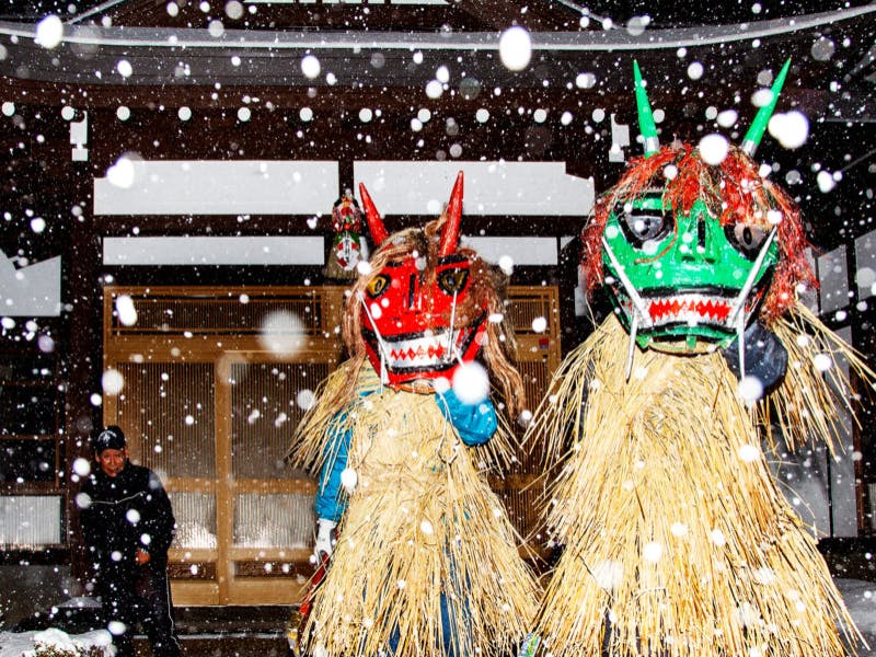 男鹿のナマハゲ 祭り留学を振り返る会〜なまはげ面彫師・石川千秋さんも遂に出演！〜 | 移住支援と地域情報 SMOUT(スマウト)