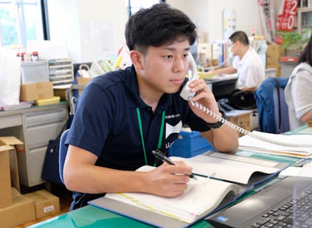生涯学習課2021年入庁の田中さん。故郷に戻り地域貢献がしたい！
