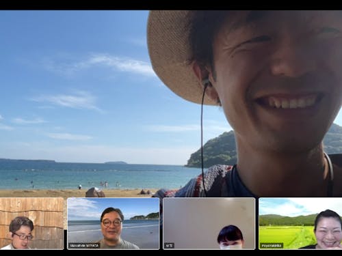 バーチャル背景、ではありません！＠菊が浜