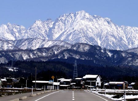 富山県上市町（かみいちまち）剱岳