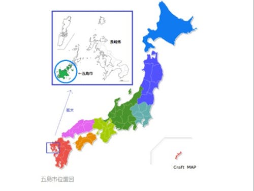 五島市位置図
