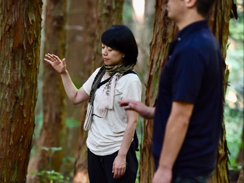 森と呼吸を合わせる。