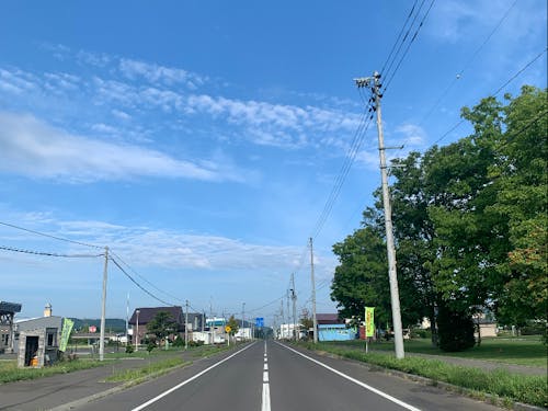 道が真っ直ぐで空が広い〜