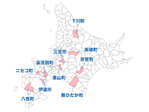 この度のイベントに参加する10自治体。面白い自治体が勢揃いです!!