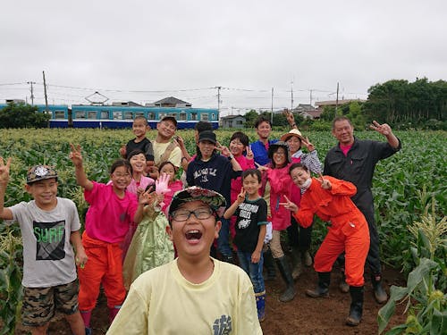 銚子電鉄が走る畑での農業体験