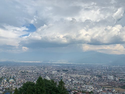 地附山からの長野市街