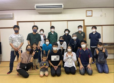 「狩猟体験」イベントでの集合写真