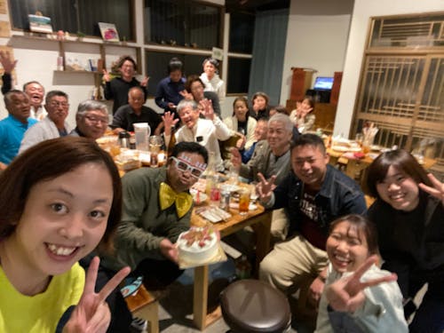 交流拠点ゲストハウス「よろっで」でのひとコマ