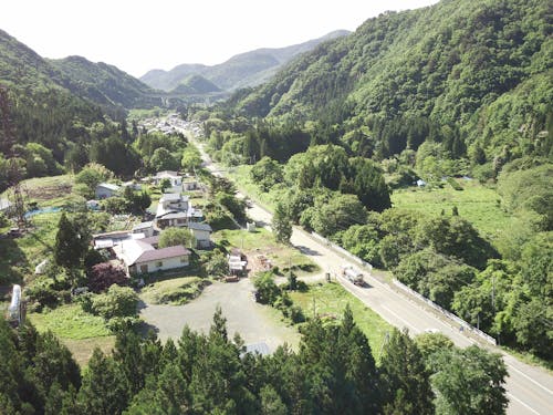 店舗の周りの写真。これでも山形駅から20分