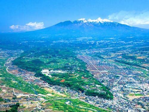 韮崎市からの八ヶ岳