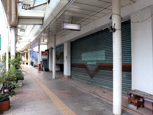 店舗予定地(シャッター部分)