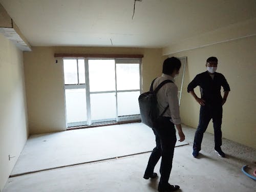 コミュニティ・スペース整備に向けての打ち合わせ風景