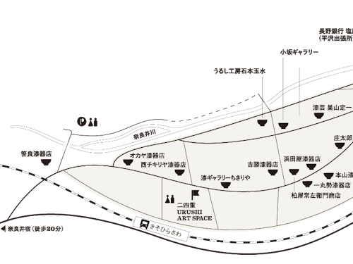 木曽平沢マップ