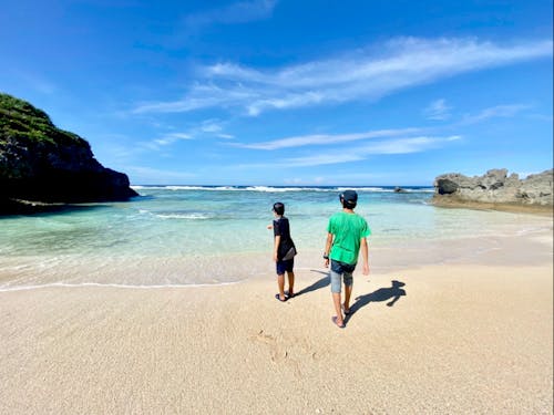 南の島といえば、やっぱり海!