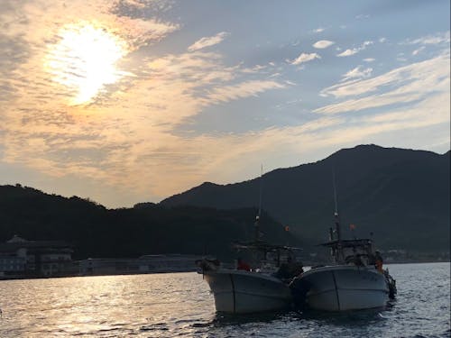 夜明け前から操業開始。漁師さんの朝は早いです。