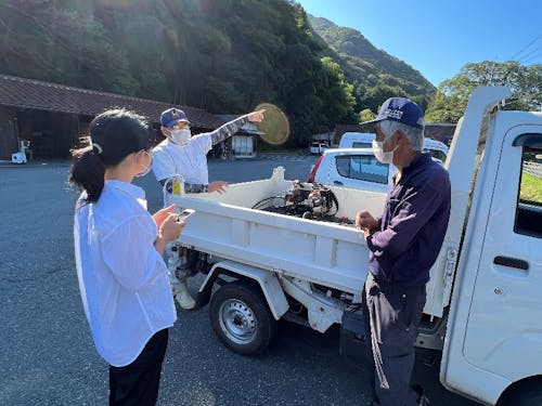 協力隊の卒業生に、地元の農家の方を紹介してもらいました！