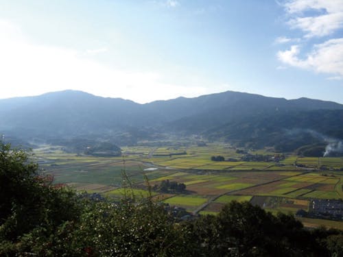 益富城からの嘉穂アルプス(馬見・屏・古処山)