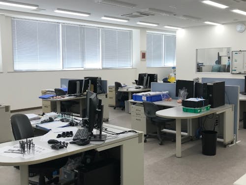 金山工場　設計室風景