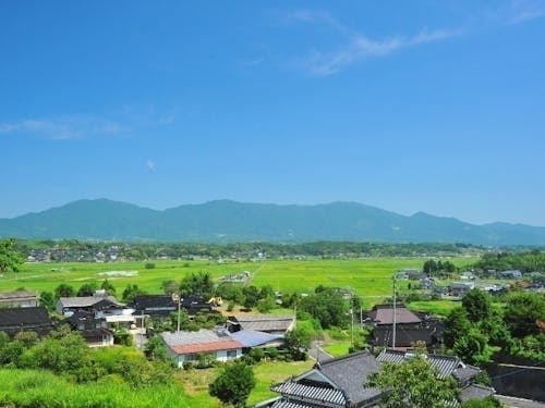 勝央町北部の田園風景
