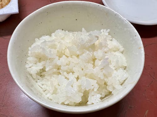 今年の9月にとれた新米のごはん。美味しすぎた。