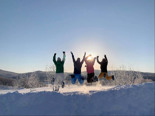 下川では大人も雪遊びを楽しみます!誘われたら、まずは行ってみましょう!!