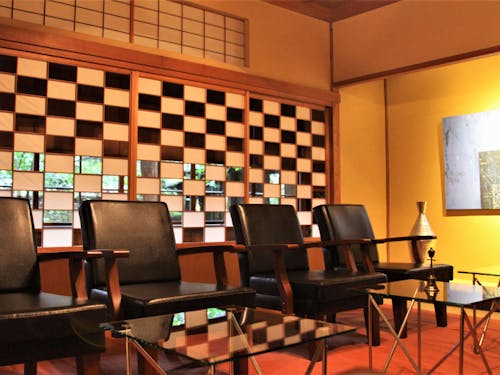 しつらえの凝らされた旅館