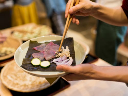 ワークショップ「昆布締め」体験