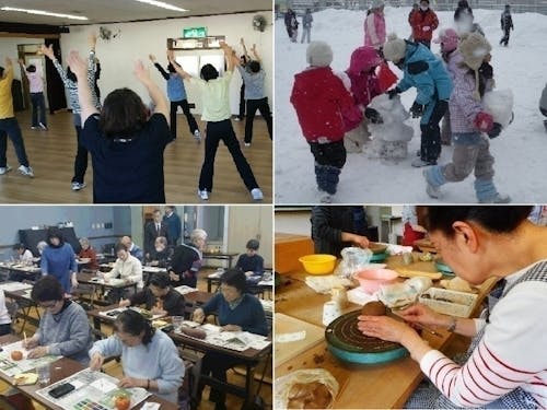 上段:市民協働支援員 / 下段:生涯学習サポート隊