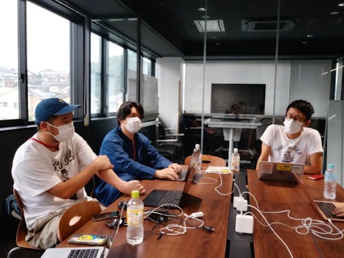 演劇祭メニューの協力隊は既に7人が活躍中!隊員も演劇祭実行委員会の一員として、チームで活動します