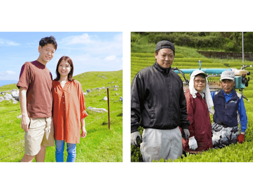 左写真から 塚原こなつさん・三原大知さん