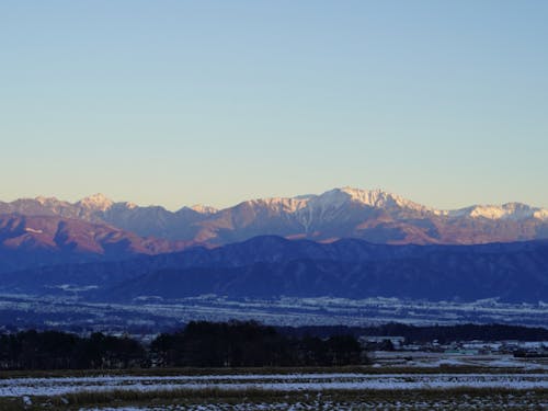 冬のアルプス